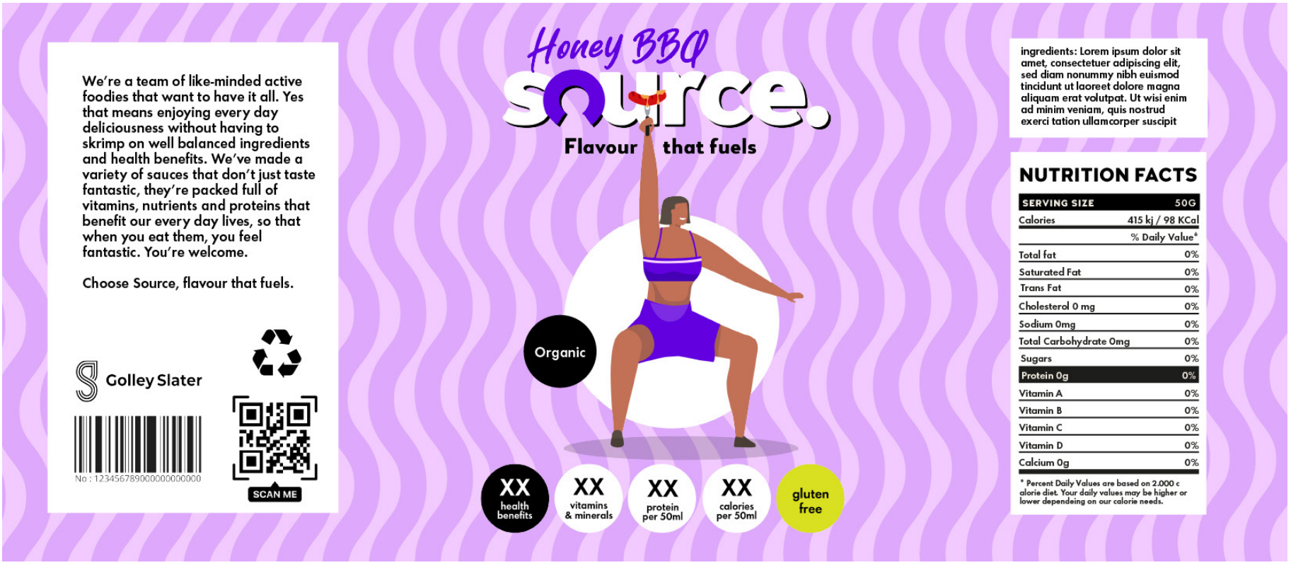 Source food packaging that speaks to The Holistic Shopper, following the does