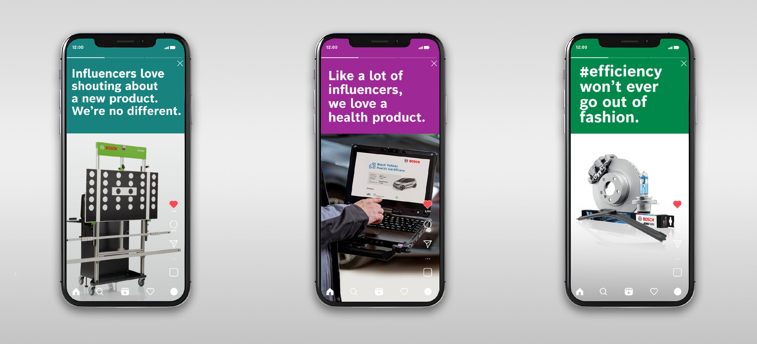 Bosch Automotive Influencer social story