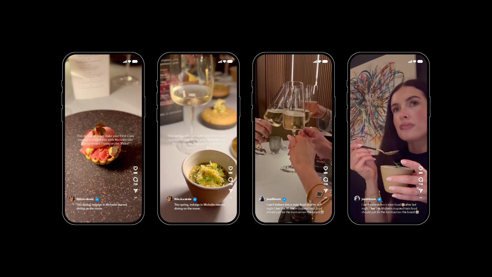food influencer social media activity